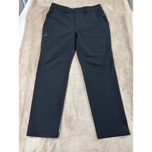 Amazon Work Pants by Luly Yang Mens XL 37-40 Black‎ Stretch EUC